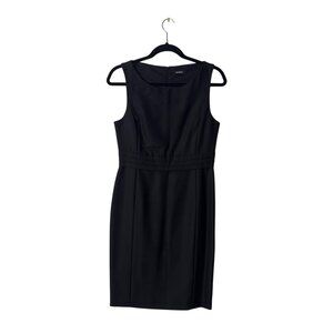 Max&Co Sleeveless Black Sheath Dress With Back Zip